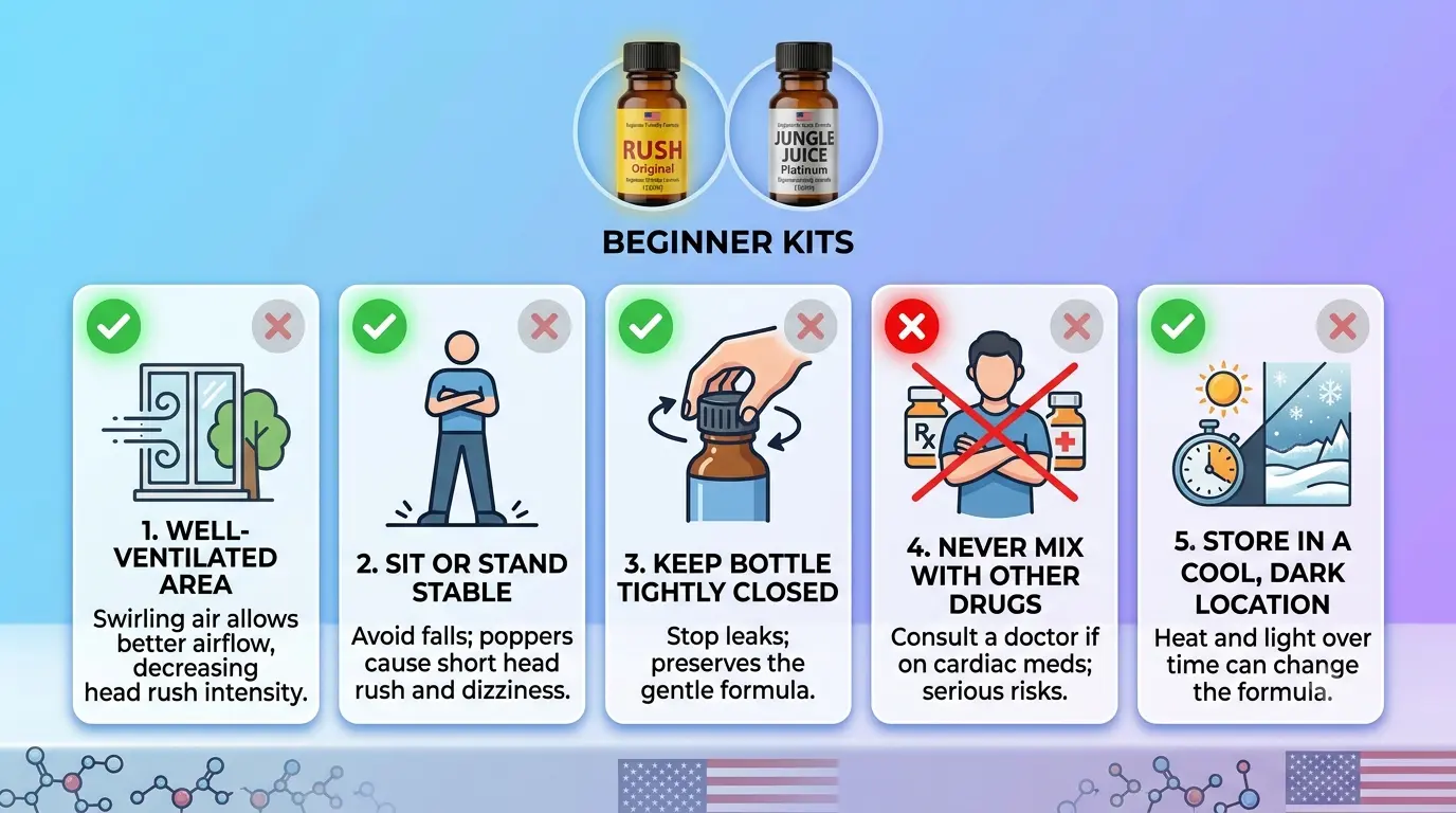 How to Use Poppers Safely as a Beginner